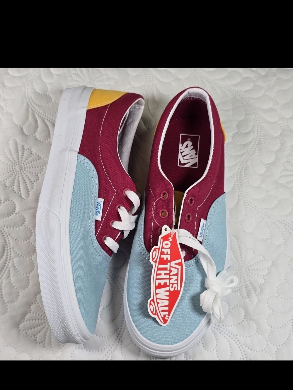 VANS ERA Retro Rainbow Multi-color VN0A4UHX7V6 Junior Size 6.5  / Woman 8 , NWOB
